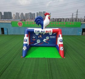 T11-7139 Gioco Gonfiabile di Tiro al Calcio a Tema Squadra Nazionale Francese