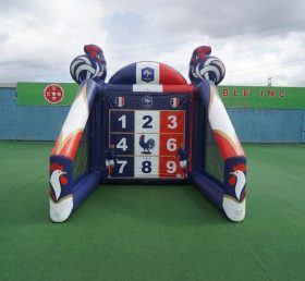 T11-7142 Gioco di tiro al calcio gonfiabile a tema Squadra Nazionale Francese
