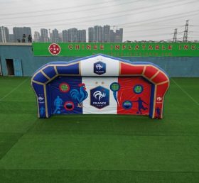 T11-7143 Gioco di Tiro al Calcio Gonfiabile a Tema Squadra Nazionale Francese
