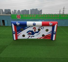 T11-7144 Gioco di Tiro al Calcio Gonfiabile a Tema Squadra Nazionale Francese