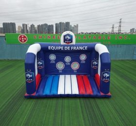 T11-7148 Gioco di Tiro al Calcio Gonfiabile a Tema Squadra Nazionale Francese