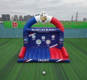 T11-7149 Gioco di Tiro al Calcio Gonfiabile a Tema Squadra Nazionale Francese