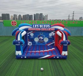 T11-7150 Gioco di Tiro al Calcio Gonfiabile a Tema Squadra Nazionale Francese