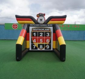 T11-7153 Gioco di Tiro al Calcio Gonfiabile a Tema Squadra Nazionale della Germania