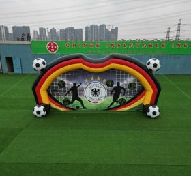 T11-7157 Gioco Gonfiabile di Tiro al Calcio a Tema Squadra Nazionale Tedesca