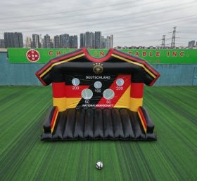 T11-7164 Gioco Gonfiabile di Tiro al Calcio a Tema Squadra Nazionale Tedesca