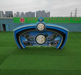 T11-7165 Gioco di Tiro al Calcio Gonfiabile a Tema Inter Milan
