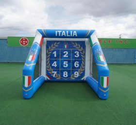 T11-7168 Gioco di Tiro al Calcio Gonfiabile a Tema Squadra Nazionale Italiana