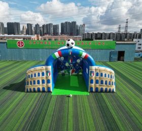 T11-7169 Gioco Gonfiabile di Tiro al Calcio a Tema Squadra Nazionale Italiana