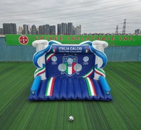 T11-7172 Gioco Gonfiabile di Tiro al Calcio a Tema Squadra Nazionale Italiana