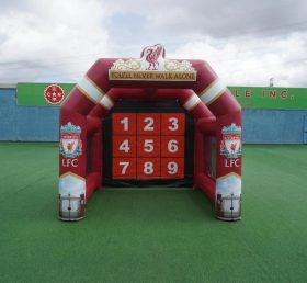 T11-7185 Gioco di tiro al calcio gonfiabile a tema Liverpool