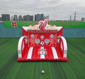 T11-7192 Gioco di tiro al calcio gonfiabile a tema Liverpool