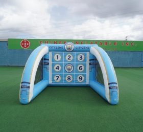 T11-7194 Gioco Gonfiabile di Tiro al Calcio a Tema Manchester City
