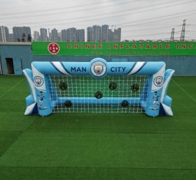 T11-7196 Gioco di tiro al calcio gonfiabile a tema Manchester City