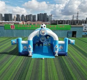 T11-7198 Gioco di Tiro al Calcio Gonfiabile a Tema Manchester City