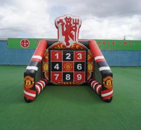 T11-7200 Gioco di tiro al calcio gonfiabile a tema Manchester United