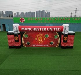 T11-7201 Gioco di Tiro al Calcio Gonfiabile a Tema Manchester United