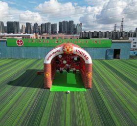 T11-7202 Gioco Gonfiabile di Tiro al Calcio a Tema Manchester United
