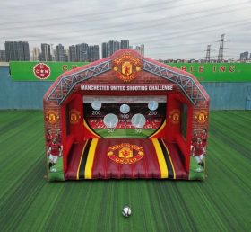 T11-7205 Gioco di Tiro al Calcio Gonfiabile a Tema Manchester United