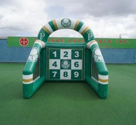 T11-7206 Gioco di Tiro al Calcio Gonfiabile a Tema Palmeiras