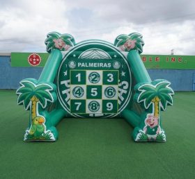 T11-7207 Gioco di Tiro al Calcio Gonfiabile a Tema Palmeiras