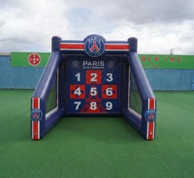 T11-7216 Gioco di Tiro al Calcio Gonfiabile a Tema Paris Saint-Germain