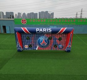 T11-7217 Gioco di Tiro al Calcio Gonfiabile a Tema Paris Saint-Germain