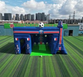 T11-7218 Gioco di Tiro al Calcio Gonfiabile a Tema Paris Saint-Germain