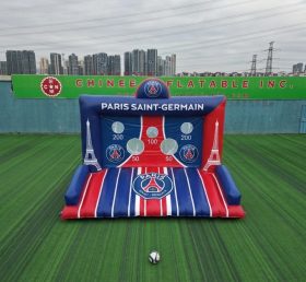T11-7221 Gioco di tiro al calcio gonfiabile a tema Paris Saint-Germain
