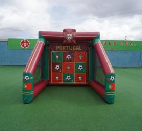 T11-7224 Gioco di Tiro al Calcio Gonfiabile a Tema Squadra Nazionale del Portogallo