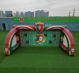 T11-7225 Gioco di tiro al calcio gonfiabile a tema Squadra Nazionale del Portogallo