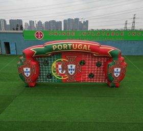 T11-7226 Gioco di Tiro al Calcio Gonfiabile a Tema Squadra Nazionale del Portogallo