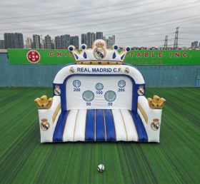 T11-7243 Gioco Gonfiabile di Tiro al Calcio a Tema Real Madrid
