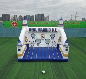 T11-7244 Gioco Gonfiabile di Tiro al Calcio a Tema Real Madrid