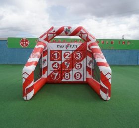 T11-7245 Gioco di tiro al calcio gonfiabile a tema River Plate