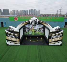T11-7253 Gioco di Tiro al Calcio Gonfiabile a Tema Santos
