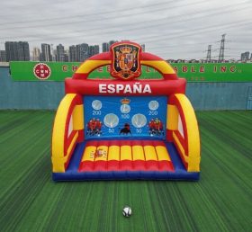 T11-7270 Gioco di Tiro al Calcio Gonfiabile a Tema Squadra Nazionale Spagnola