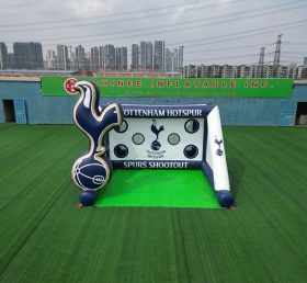 T11-7273 Gioco di tiro al calcio gonfiabile a tema Tottenham Hotspur