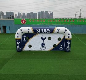 T11-7274 Gioco di Tiro al Calcio Gonfiabile a Tema Tottenham Hotspur