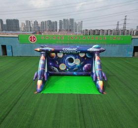 T11-7285 Gioco di Tiro al Calcio Gonfiabile a Tema Spaziale