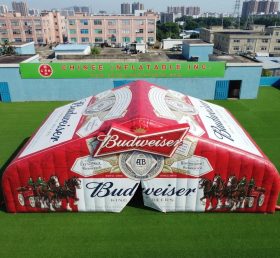 Tent1-7155 Tenda Cubica Gonfiabile Pubblicitaria Budweiser