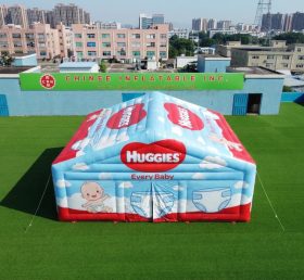 Tent1-7169 Cubo Gonfiabile Pubblicitario Huggies