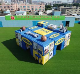 Tent1-7170 Tenda Cubica Gonfiabile Pubblicitaria IKEA