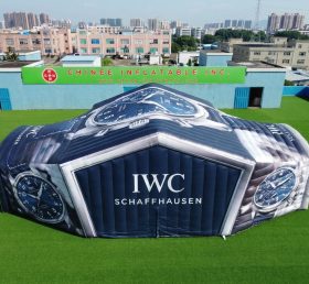 Tent1-7172 Tenda Cubica Gonfiabile Pubblicitaria IWC Schaffhausen
