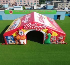 Tent1-7174 Tenda Cubica Gonfiabile Pubblicitaria Kellogg's
