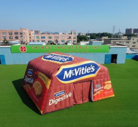 Tent1-7182 Cubo Gonfiabile Pubblicitario McVitie's