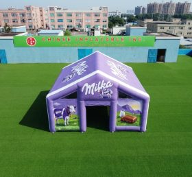 Tent1-7183 Tenda Cubica Gonfiabile Pubblicitaria Milka