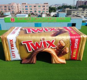 Tent1-7197 Tenda Cubica Gonfiabile Pubblicitaria Twix