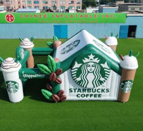 Tent1-7283 Tenda Gonfiabile Pubblicitaria Starbucks