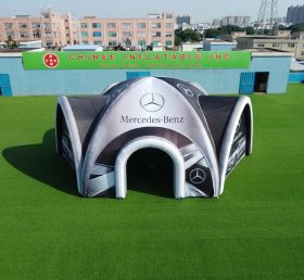 Tent1-7334 Tenda Gonfiabile a Ragno Pubblicitaria Mercedes Benz